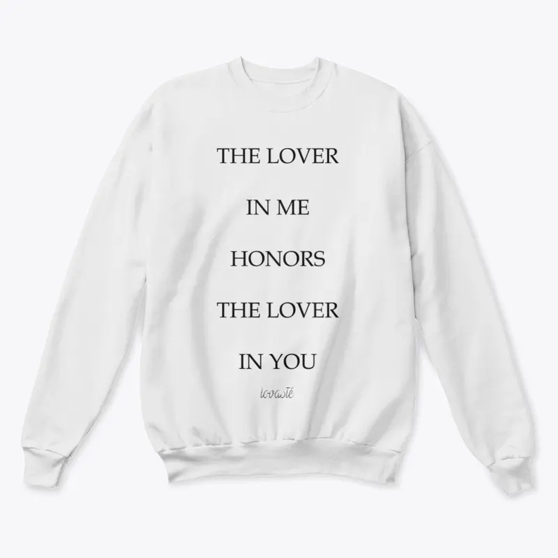 the lover in me / black logo